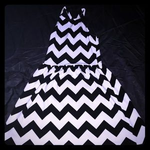 Black and white dress